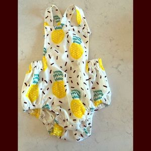 6-12 month girls romper